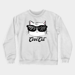 Cool Cat ! Crewneck Sweatshirt